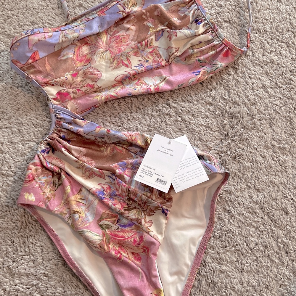 Zimmermann Cira Cut-out Swimsuit Size 0